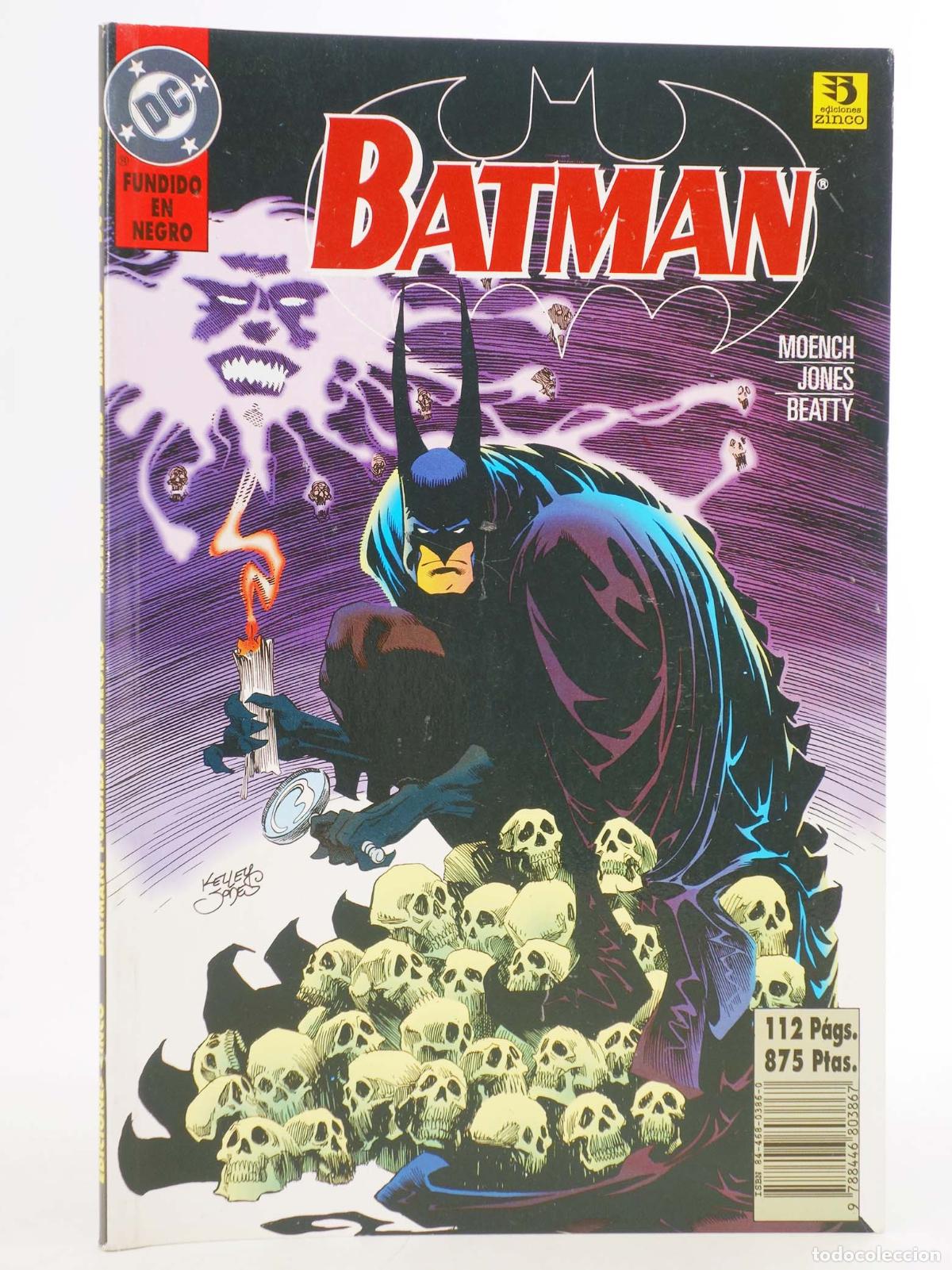 C&oacute;mics: BATMAN FUNDIDO EN NEGRO (Kelley Jones) Zinco, 1996
