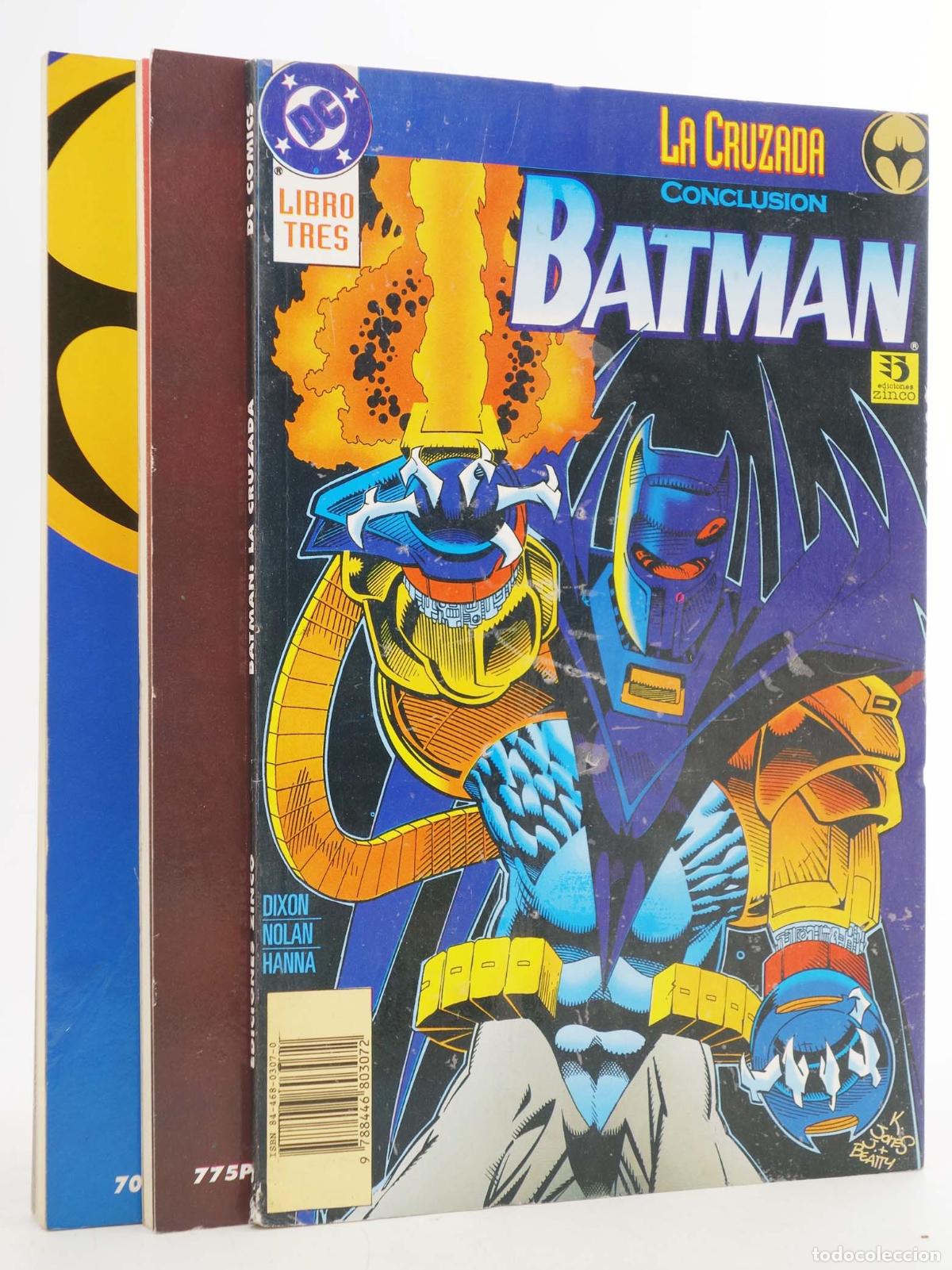 C&oacute;mics: BATMAN LA CRUZADA 1 A 3. COMPLETA. Zinco, 1994 - Foto 2