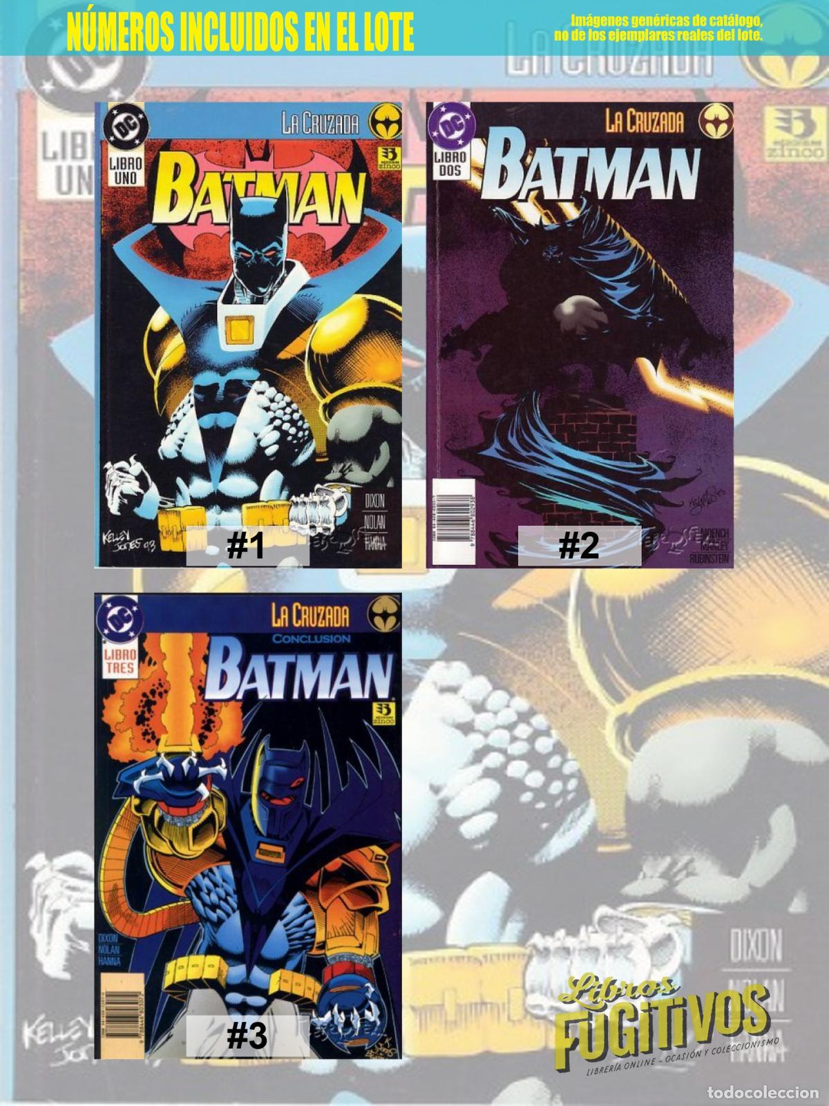 C&oacute;mics: BATMAN LA CRUZADA 1 A 3. COMPLETA. Zinco, 1994 - Foto 3