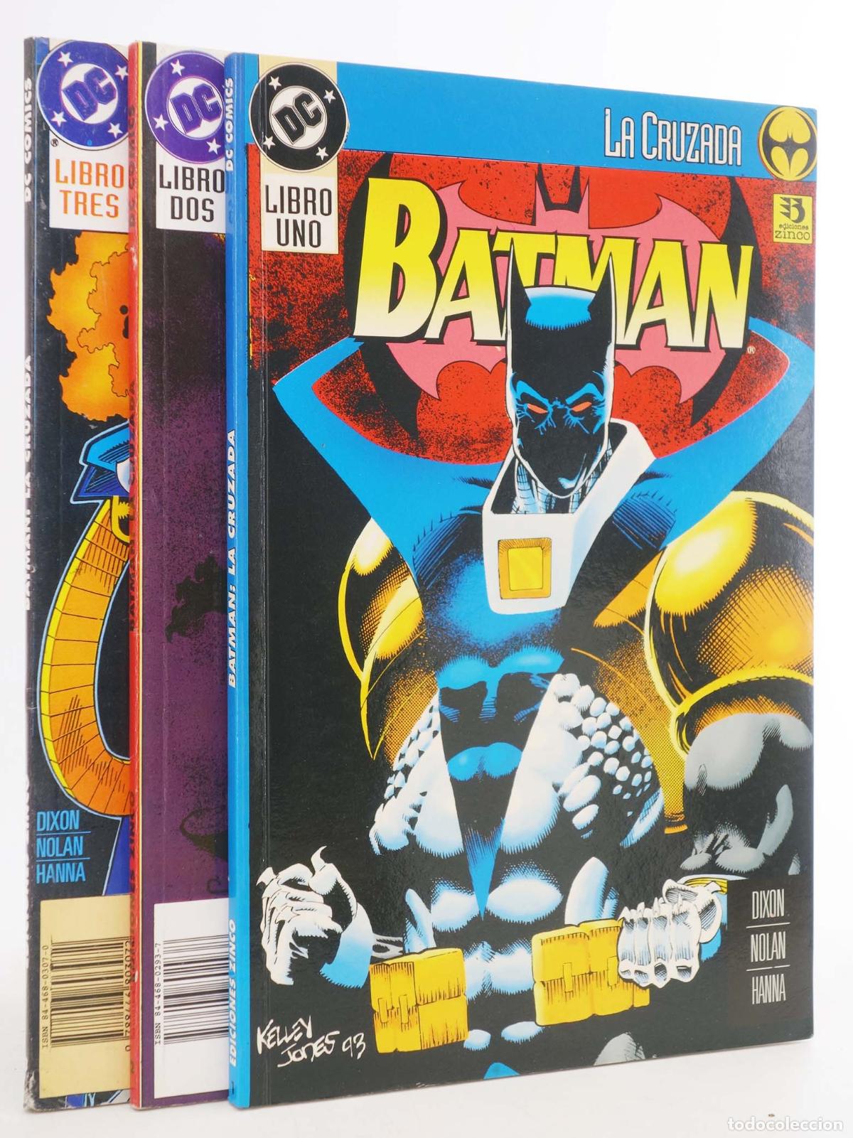 C&oacute;mics: BATMAN LA CRUZADA 1 A 3. COMPLETA. Zinco, 1994 - Foto 1