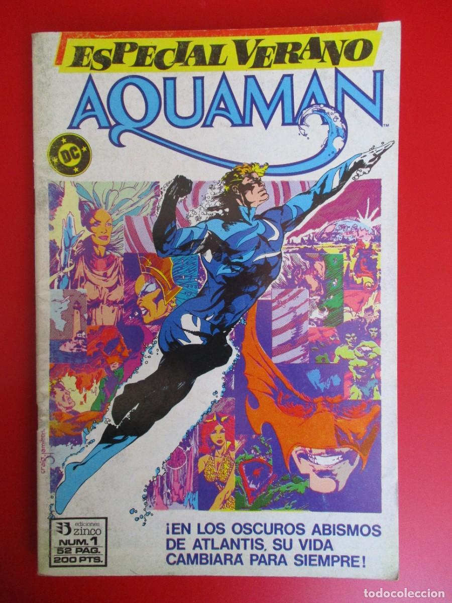 C&oacute;mics: AQUAMAN (1988, ZINCO) -ESPECIAL- AQUAMAN ESPECIAL &middot; ESPECIAL VERANO 1988 a 1988 2 n&uacute;meros