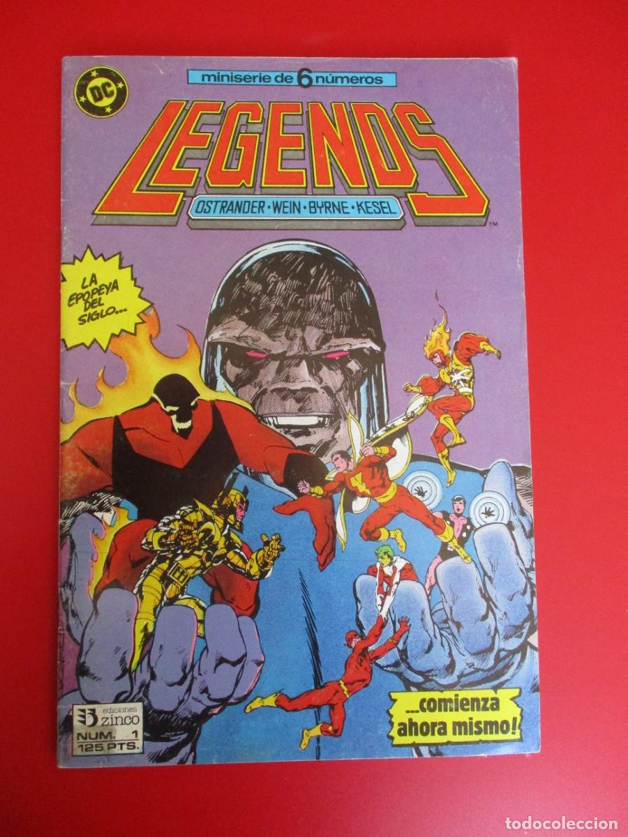 C&oacute;mics: LEGENDS (1987, ZINCO) LEGENDS 1987 6 n&uacute;meros - Foto 3