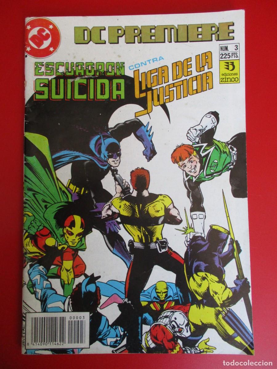 C&oacute;mics: DC PREMIERE (1990, ZINCO) 3 &middot; VII-1990 &middot; ESCUADR&Oacute;N SUICIDA CONTRA LIGA DE LA JUSTICIA