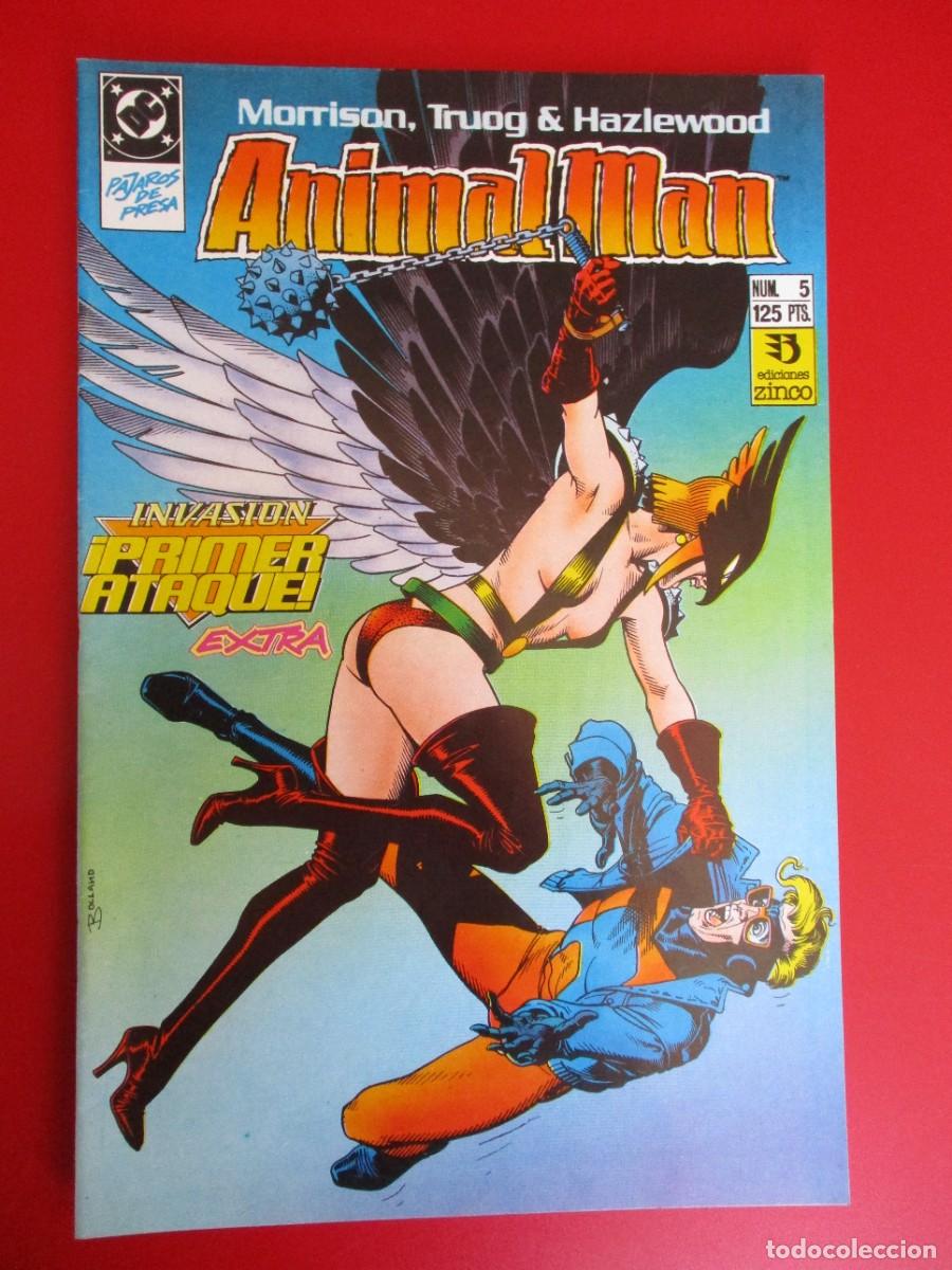 C&oacute;mics: ANIMAL MAN (1989, ZINCO) 5 &middot; VI-1989 &middot; ANIMAL MAN