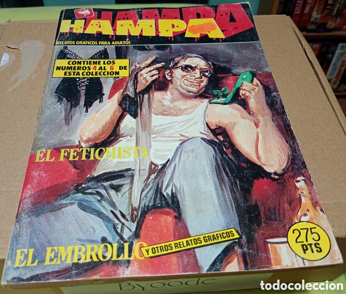C&oacute;mics: Hampa n&uacute;m.4 relatos gr&aacute;ficos para adultos