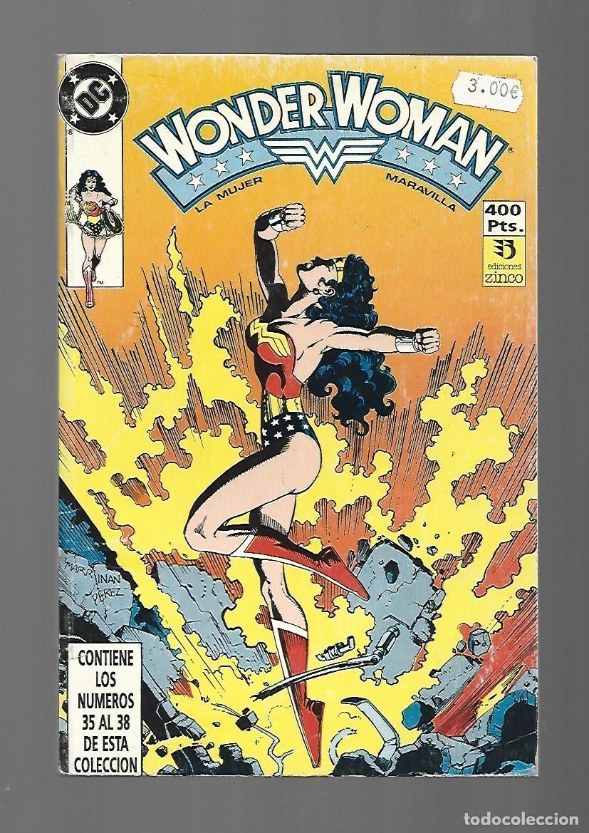 C&oacute;mics: Wonder Woman, tomo retapado, 8 (35 al 38), 1990, Zinco, buen estado