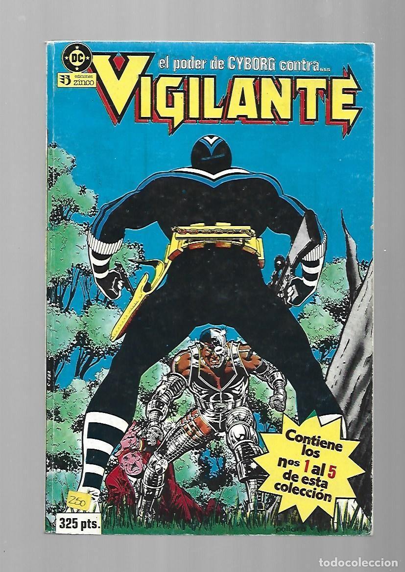 C&oacute;mics: Vigilante, tomo retapado, 1 (1 al 5), 1986, Zinco, buen estado