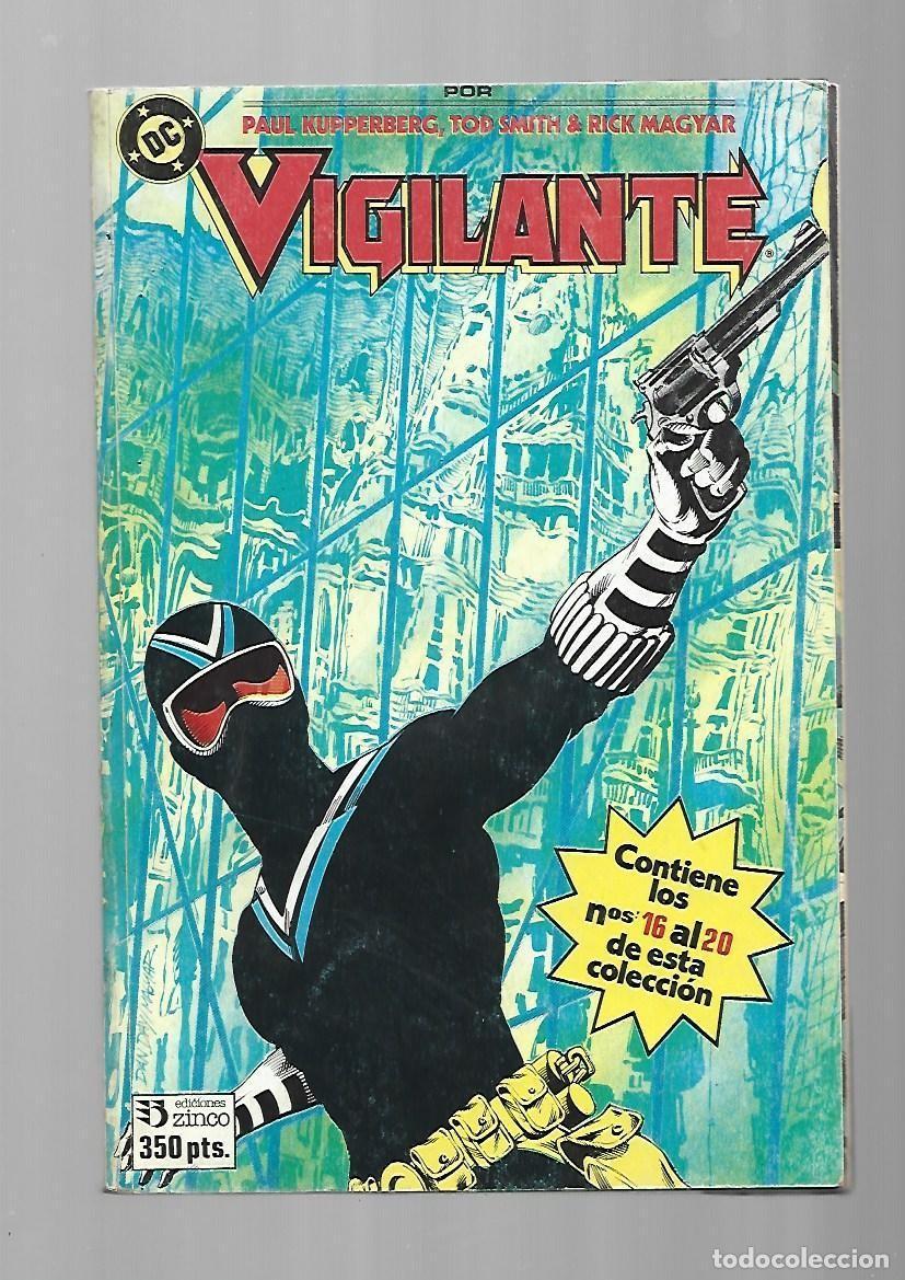 C&oacute;mics: Vigilante, tomo retapado, 4 (16 al 20), 1986, Zinco, buen estado