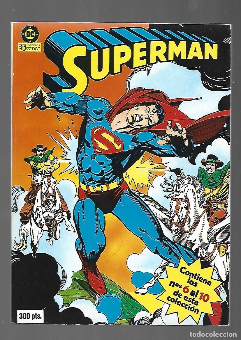 C&oacute;mics: Superman, tomo retapado 2 ( 6 al 10), 1984, Zinco, muy buen estado