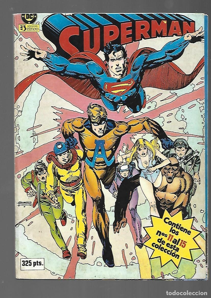 C&oacute;mics: Superman, tomo retapado 3 (11 al 15), 1985, Zinco, muy buen estado