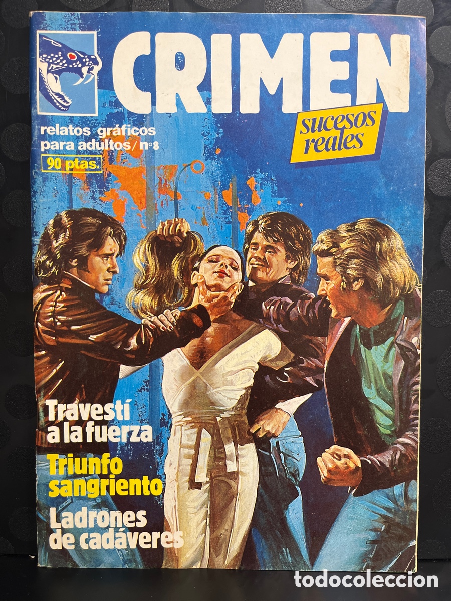C&oacute;mics: CRIMEN : SUCESOS REALES N.8 RELATOS GR&Aacute;FICOS PARA ADULTOS ( 1981/1989 )