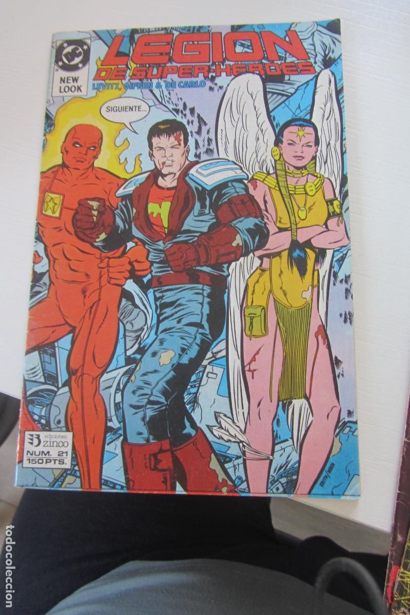 C&oacute;mics: LEGION DE SUPER HEROES N&ordm; 21 EDICIONES ZINCO ARX84
