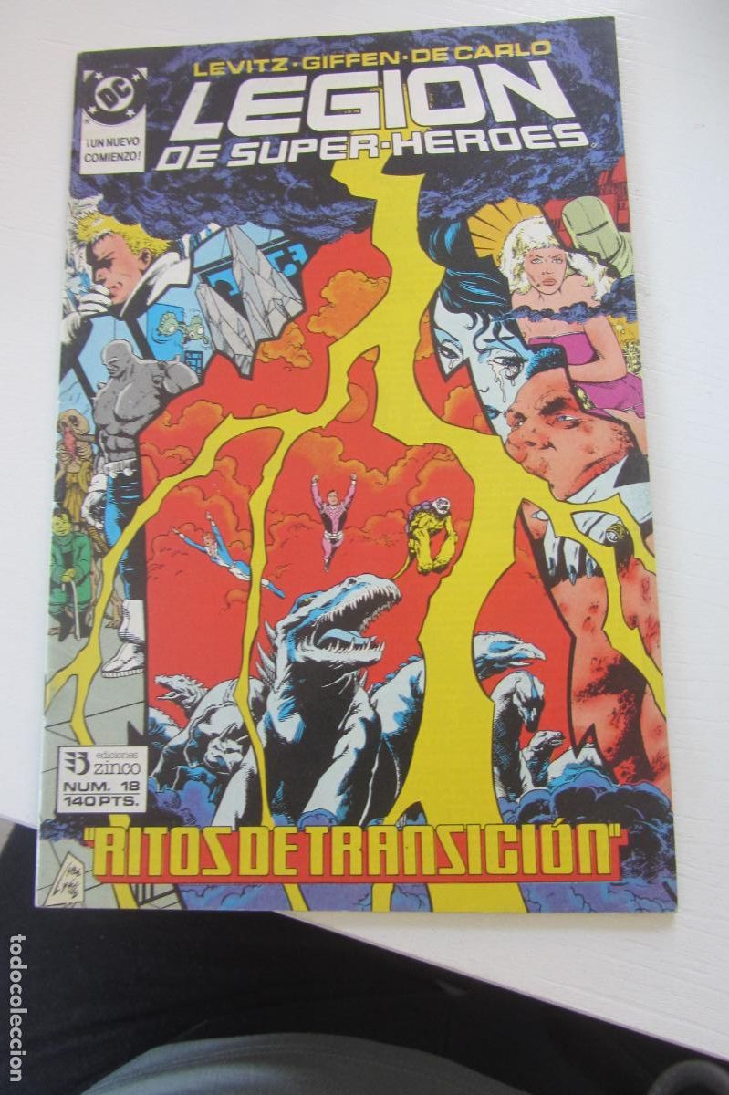 C&oacute;mics: LEGION DE SUPER HEROES N&ordm; 18 DICIONES ZINCO ARX84