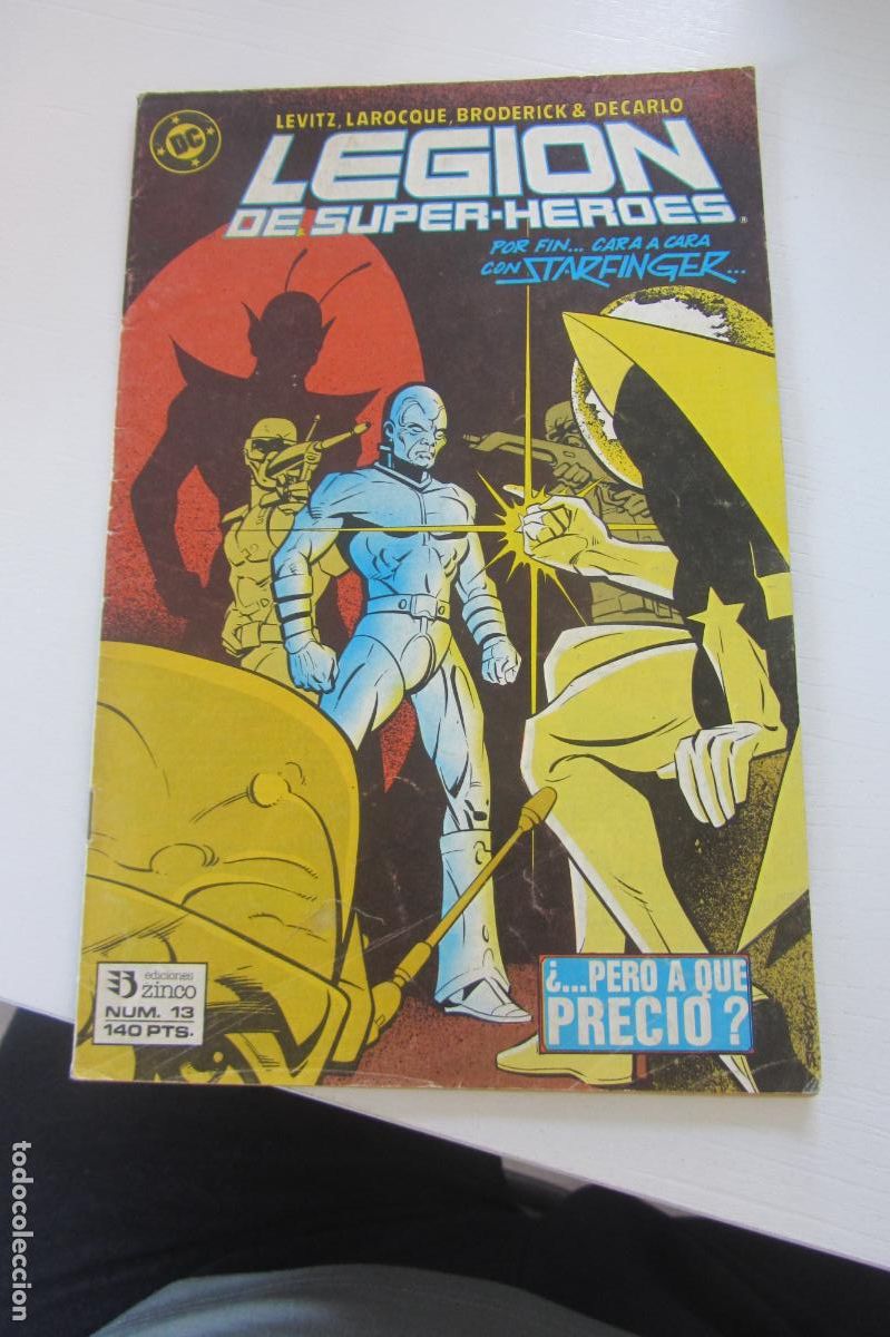 C&oacute;mics: LEGION DE SUPER HEROES N&ordm; 13 DICIONES ZINCO ARX84