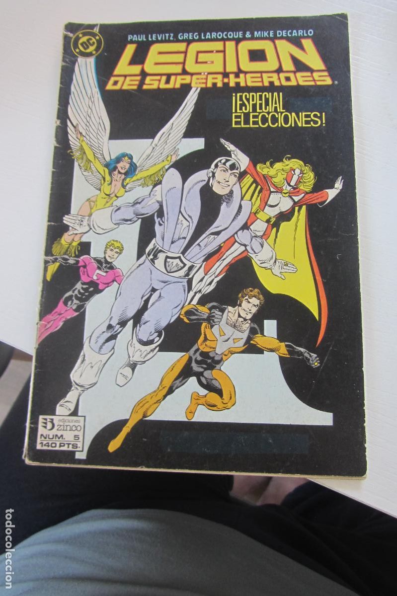 C&oacute;mics: LEGION DE SUPER HEROES N&ordm; 5 DICIONES ZINCO ARX84