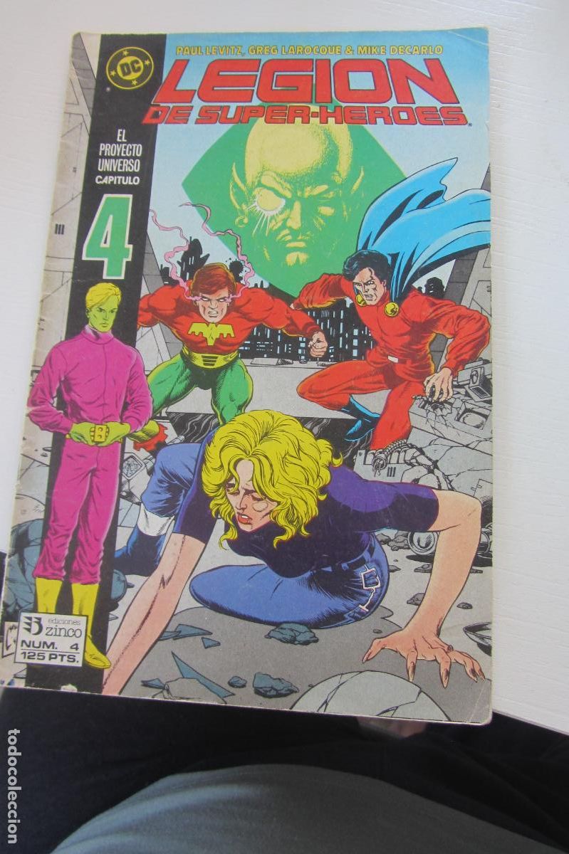 C&oacute;mics: LEGION DE SUPER HEROES N&ordm; 4 DICIONES ZINCO ARX84