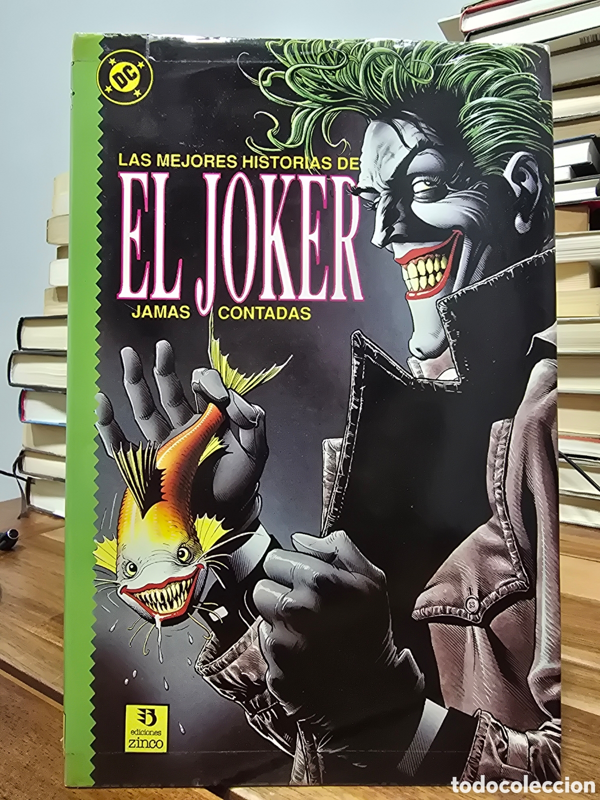 C&oacute;mics: LAS MEJORES HISTORIAS DE EL JOCKER JAMAS CONTADAS ediciones zinco 1989 DC Comics clasicos