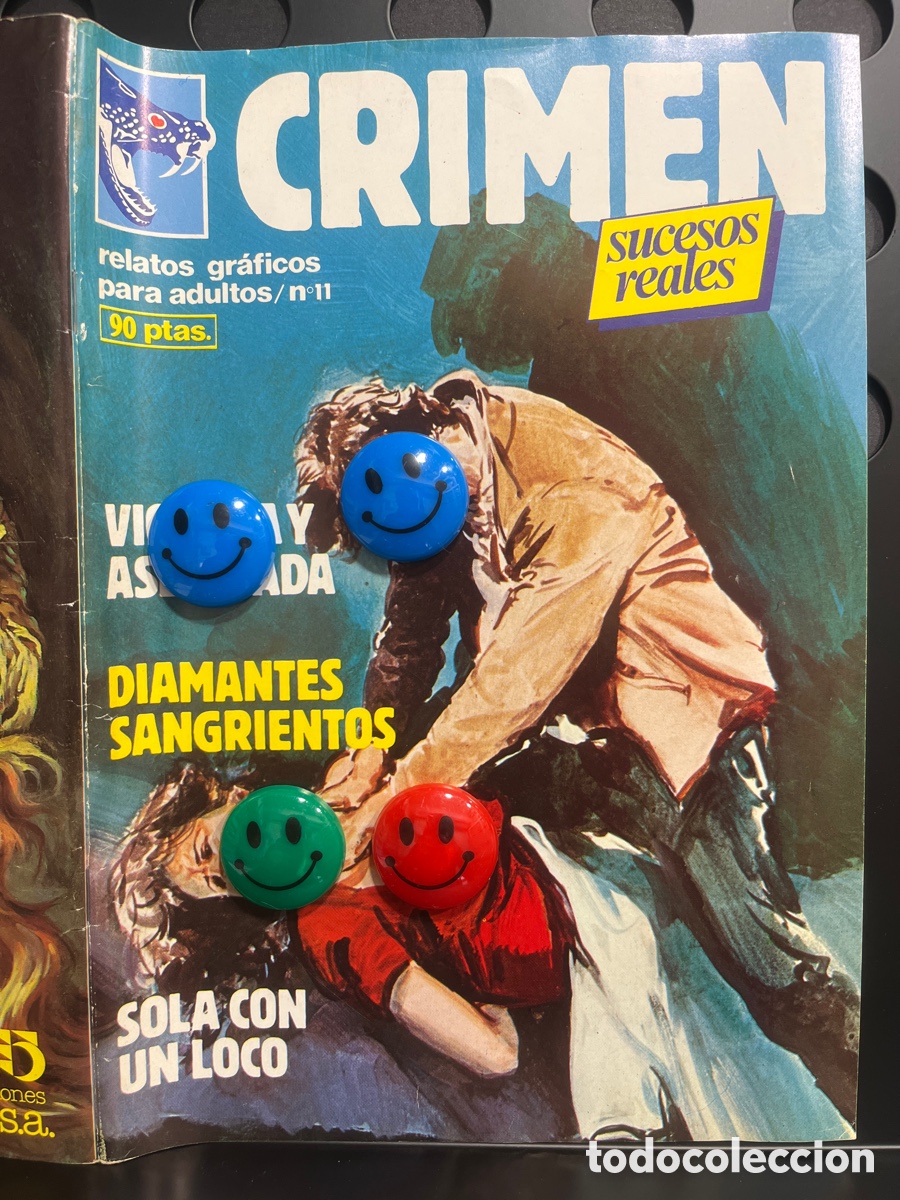 C&oacute;mics: CRIMEN : SUCESOS REALES N.11 RELATOS GR&Aacute;FICOS PARA ADULTOS ( 1981/1989 )