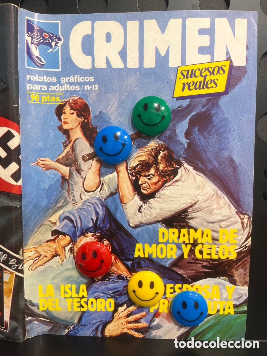 C&oacute;mics: CRIMEN : SUCESOS REALES N.12 RELATOS GR&Aacute;FICOS PARA ADULTOS ( 1981/1989 )
