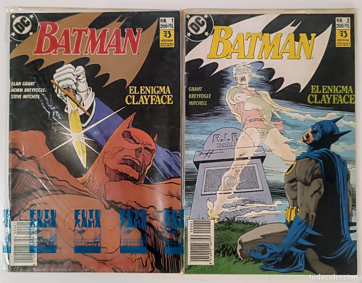 C&oacute;mics: Batman: El Enigma Clayface (Completa 1 y 2) - Breyfogle / Zinco 1990 - MINT - Foto 1