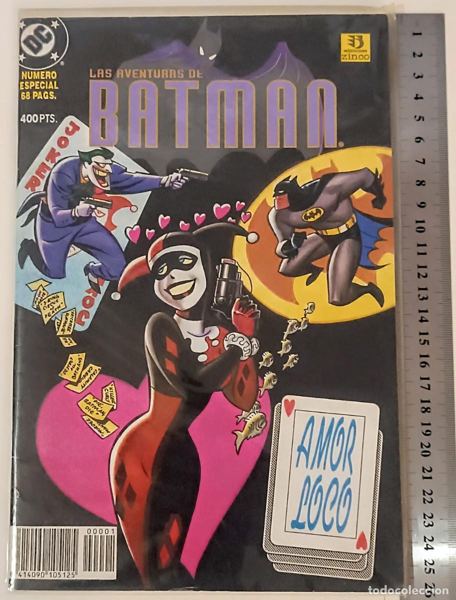 C&oacute;mics: Las Aventuras de Batman: Amor Loco (Especial Grapa) - Bruce Timm / Zinco 1994 - MINT
