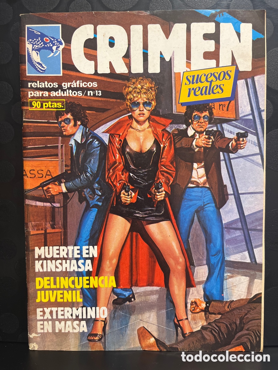 C&oacute;mics: CRIMEN : SUCESOS REALES N.13 RELATOS GR&Aacute;FICOS PARA ADULTOS ( 1981/1989 )
