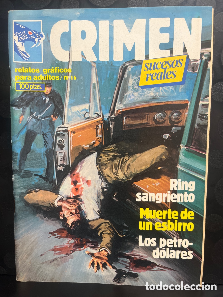 C&oacute;mics: CRIMEN : SUCESOS REALES N.16 RELATOS GR&Aacute;FICOS PARA ADULTOS ( 1981/1989 )