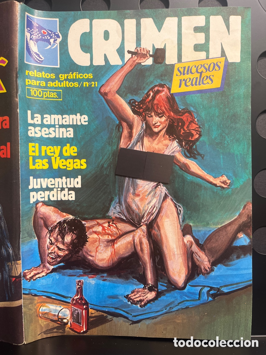 C&oacute;mics: CRIMEN : SUCESOS REALES N.21 RELATOS GR&Aacute;FICOS PARA ADULTOS ( 1981/1989 )