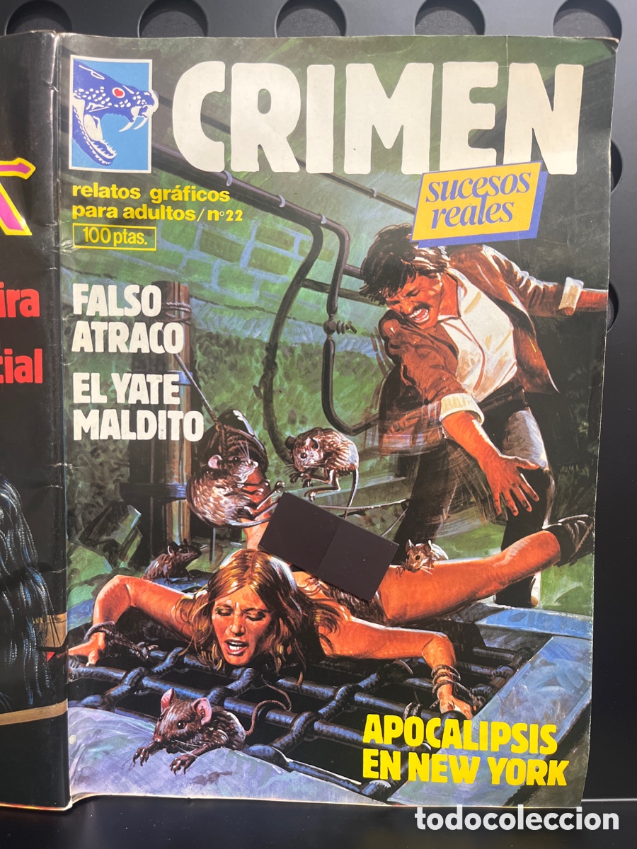 C&oacute;mics: CRIMEN : SUCESOS REALES N.22 RELATOS GR&Aacute;FICOS PARA ADULTOS ( 1981/1989 )