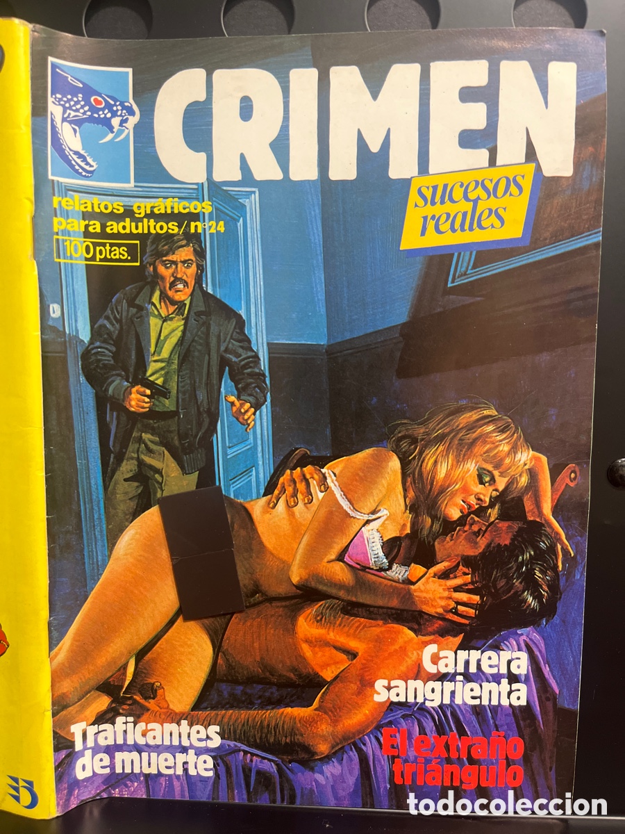 C&oacute;mics: CRIMEN : SUCESOS REALES N.24 RELATOS GR&Aacute;FICOS PARA ADULTOS ( 1981/1989 )