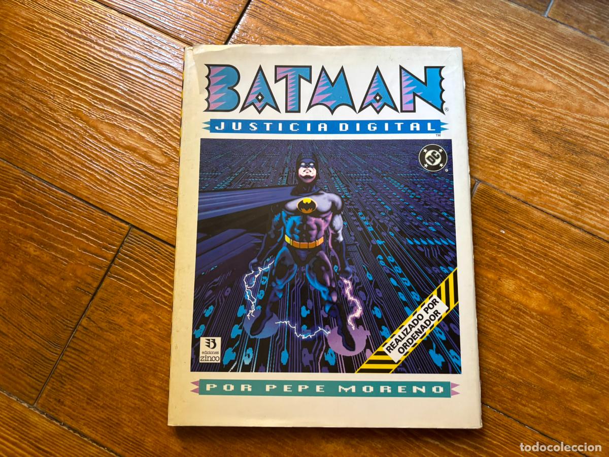 C&oacute;mics: BATMAN JUSTICIA DIGITAL. EDICIONES ZINCO 1990 TAPA DURA