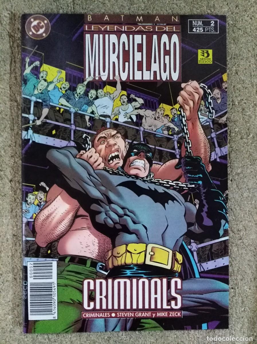 C&oacute;mics: Batman Leyendas Del Murcielago Criminals.DC Comics.Zinco