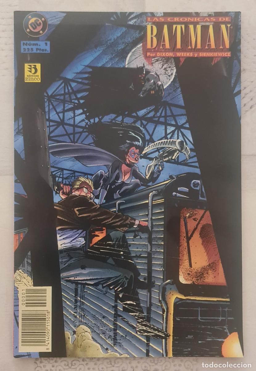C&oacute;mics: LAS CRONICAS DE BATMAN de Chuck Dixon. Ediciones Zinco 1996 - Foto 1