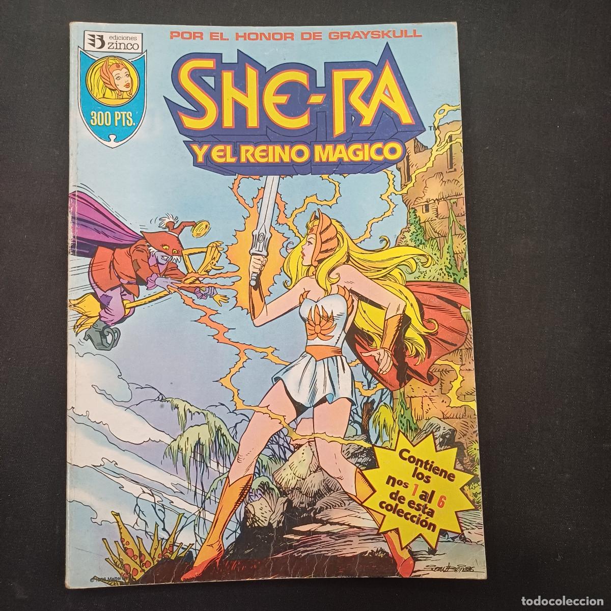 C&oacute;mics: SHE-RA Y EL REINO MAGICO/TOMO DEL 1 AL 6/EDICIONES ZINCO.