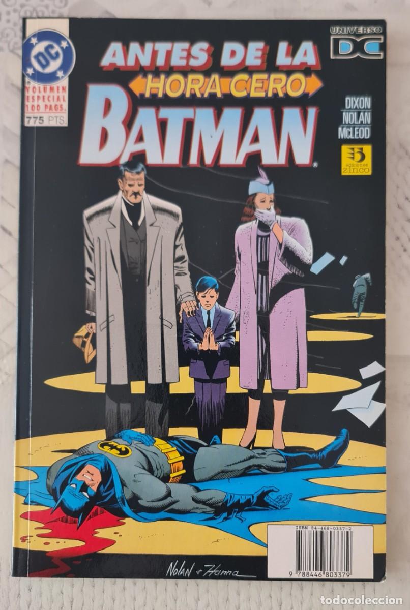 C&oacute;mics: BATMAN. ANTES DE LA HORA CERO de Chuck Dixon y Doug Moench. Ediciones Zinco 1995