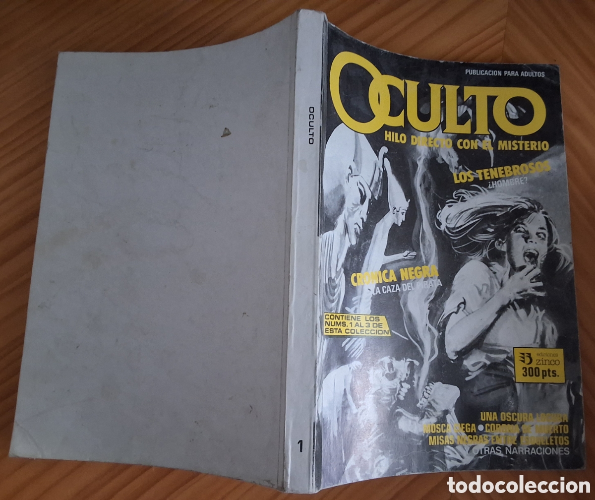 C&oacute;mics: Oculto hilo directo con el misterio comic para adultos volumen 1 a&ntilde;o 1988 edita zinco