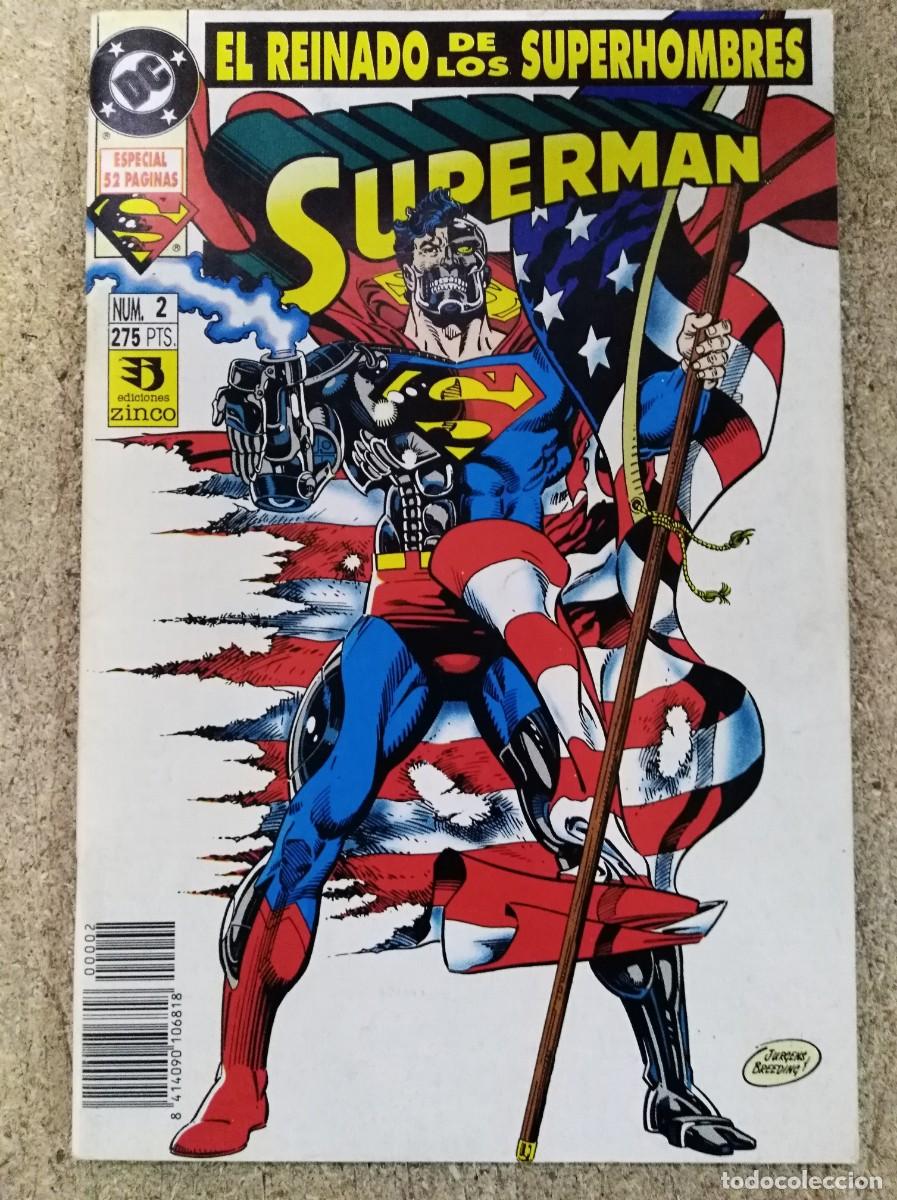 Comics: Superman El Hombre de Acero.El Reinado de los Superhombres 2.DC Comics.Zinco