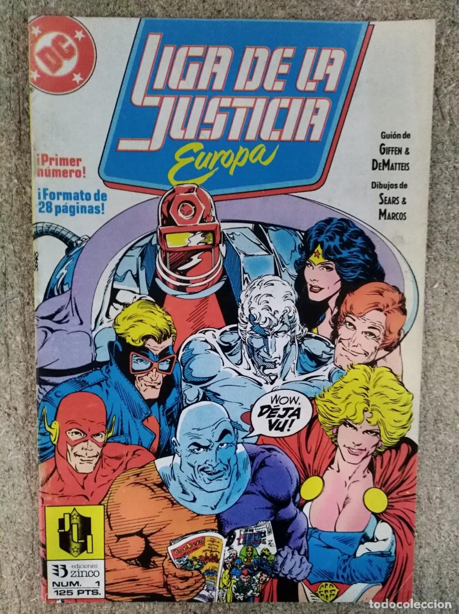 C&oacute;mics: Liga de la Justicia Europa 1.DC Comics.Zinco