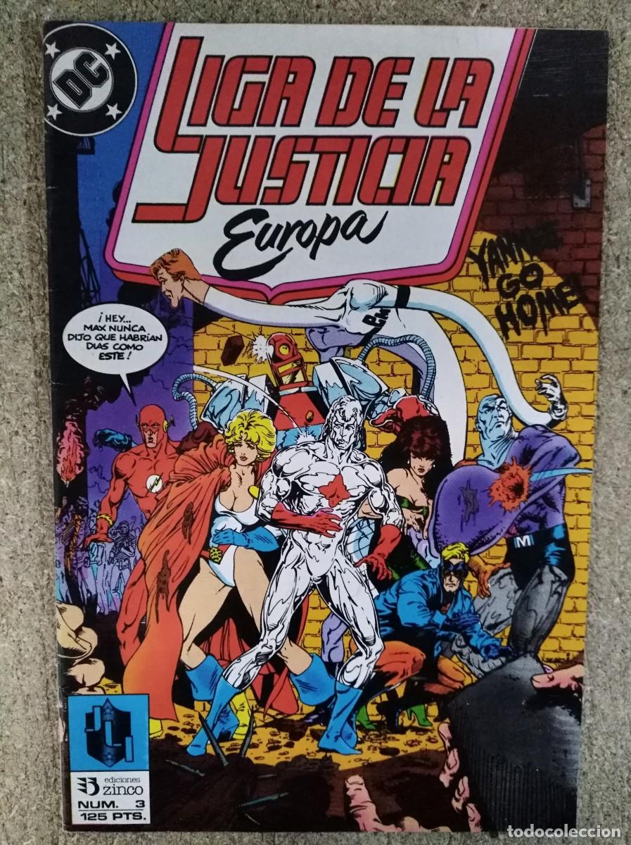 C&oacute;mics: Liga de la Justicia Europa 3.DC Comics.Zinco