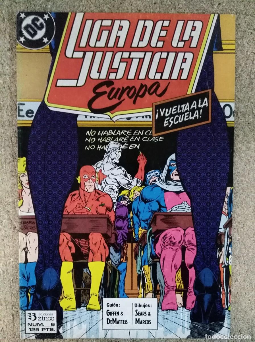 Comics: Liga de la Justicia Europa 6.DC Comics.Zinco