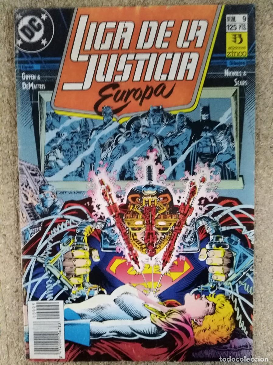 Comics: Liga de la Justicia Europa 9.DC Comics.Zinco