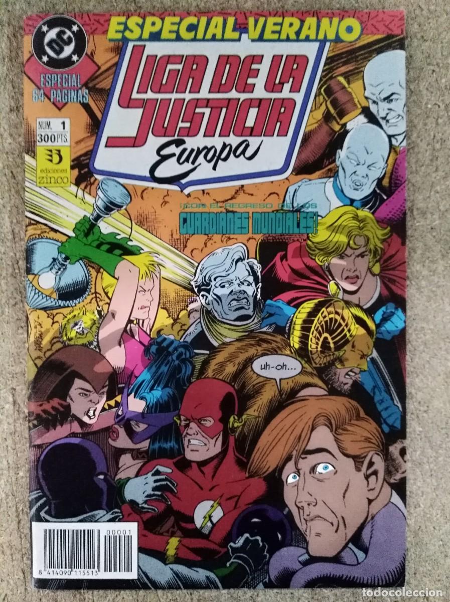 Comics: Liga de la Justicia Europa.Especial verano 1.DC Comics.Zinco