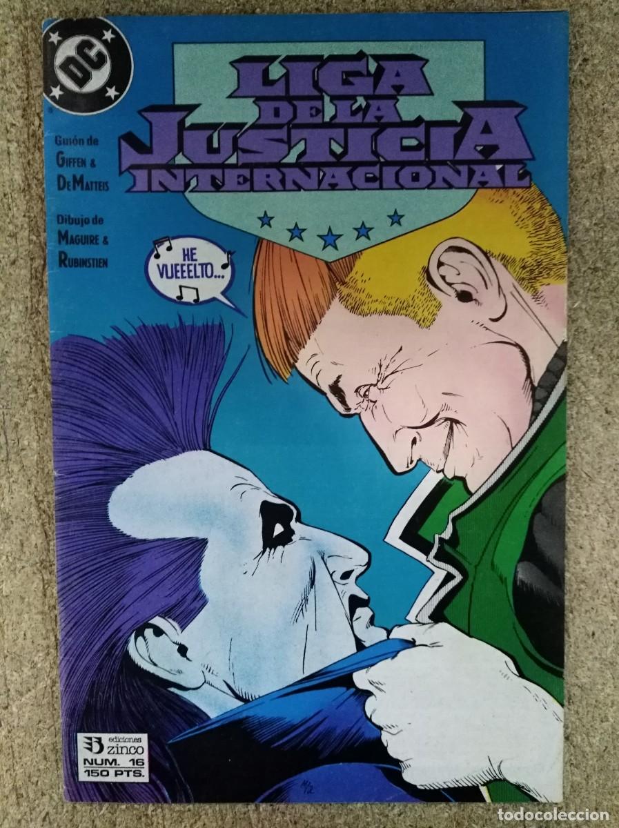 Comics: Liga de la Justicia Internacional 16.DC Comics.Zinco