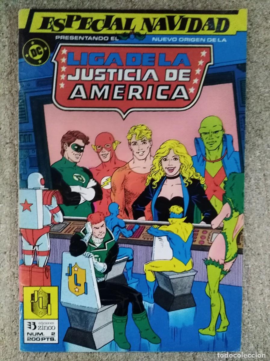Comics: Liga de la Justicia America.Especial Navidad 2.DC Comics.Zinco