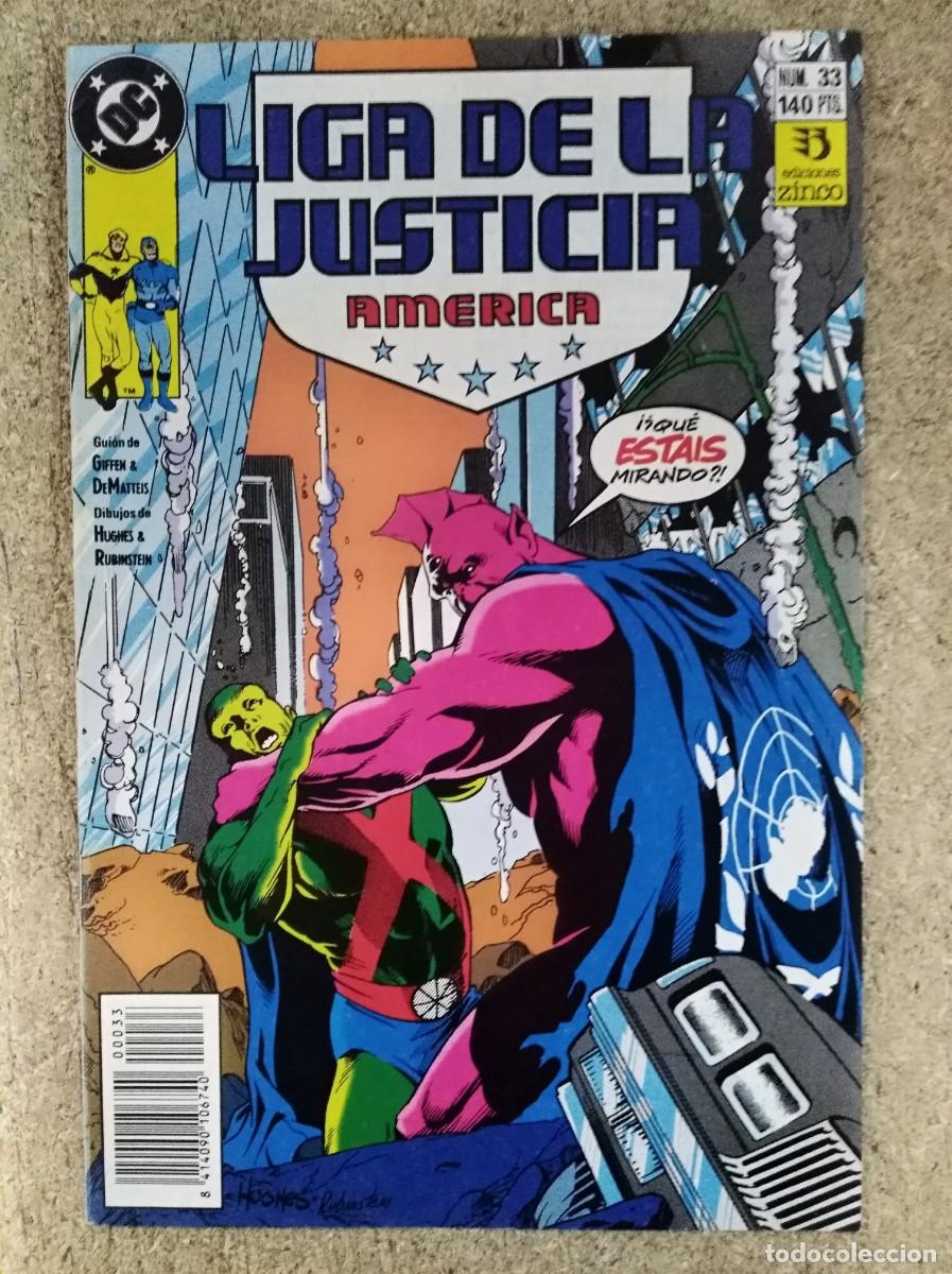 Comics: Liga de la Justicia America 33.DC Comics.Zinco