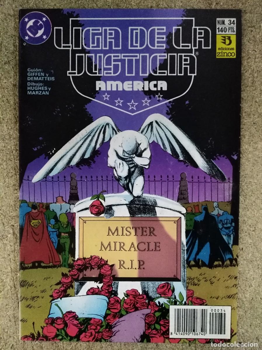 Comics: Liga de la Justicia America 34.DC Comics.Zinco
