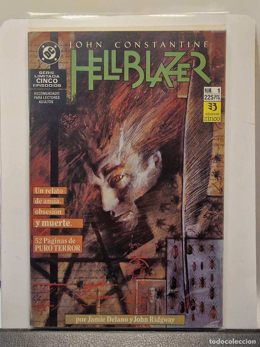 C&oacute;mics: JOHN CONSTANTINE HELLBLAZER Ediciones Zinco Completa 5 numeros mas 2 especiales - Foto 1