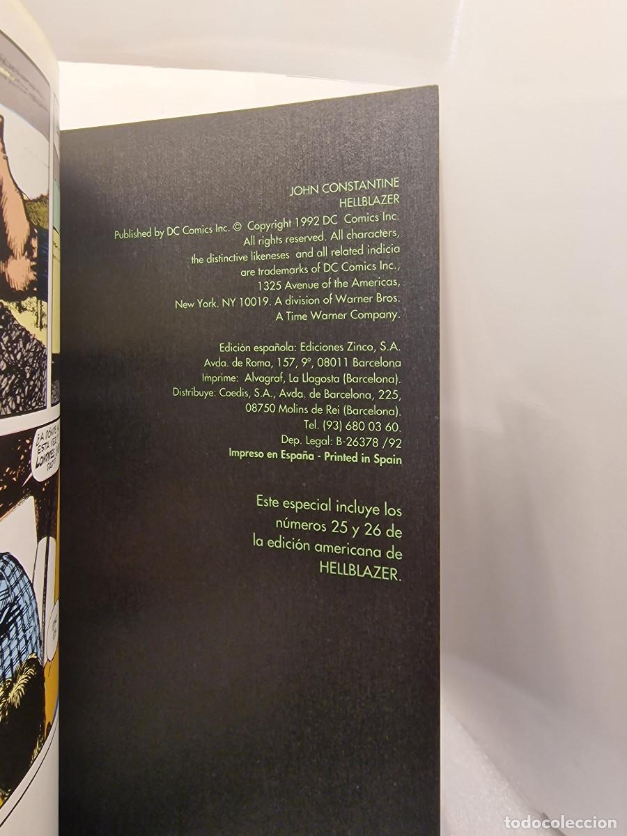 C&oacute;mics: JOHN CONSTANTINE HELLBLAZER Ediciones Zinco Completa 5 numeros mas 2 especiales - Foto 9