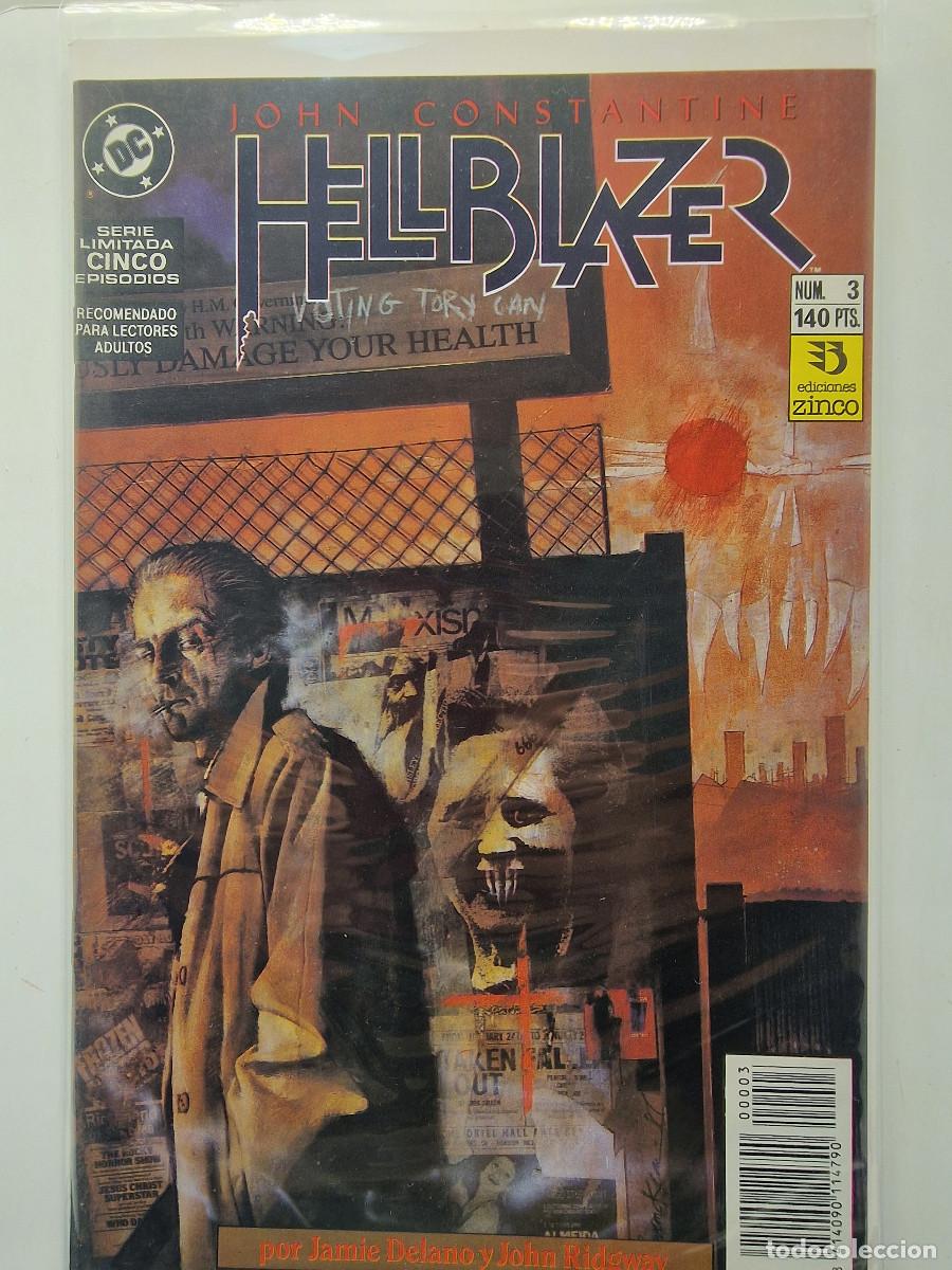 C&oacute;mics: JOHN CONSTANTINE HELLBLAZER Ediciones Zinco Completa 5 numeros mas 2 especiales - Foto 27