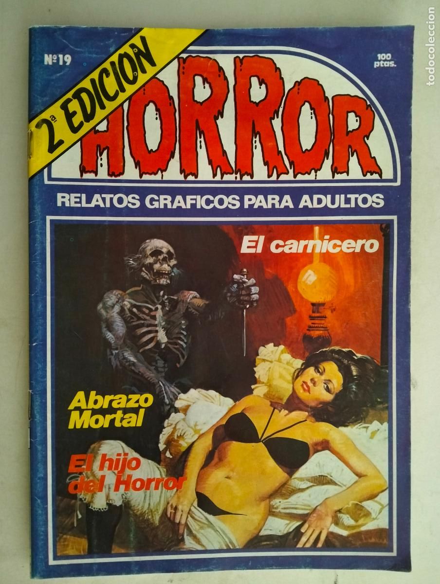 C&oacute;mics: HORROR N&ordm; 19, COMICS PARA ADULTOS, EDICIONES ZINCO A&Ntilde;O 1984